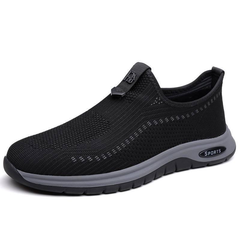 Spring Summer New Mesh Shoes for Men Solid Color Fashion Casual Sneakers Male Breathable Designer Running Sports Shoes Man