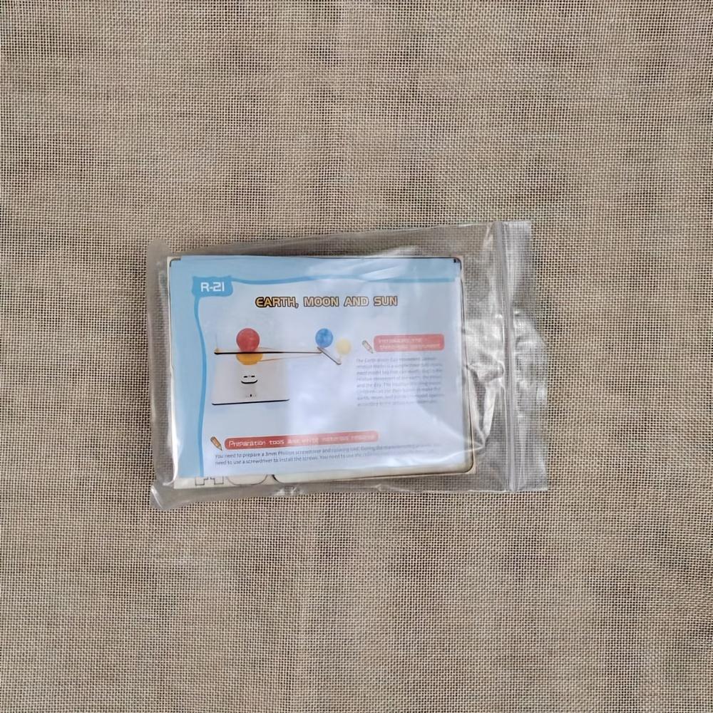 Terra, Lua, Sol, Três Esferas, Produção de Ciência e Tecnologia Modelo 3D Orbe Celestial Auxílios de Ensino Criativos