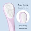 Dual-Use Soft Bristle Toothbrush & Tongue Scraper for Adults – Oral Cleaner
