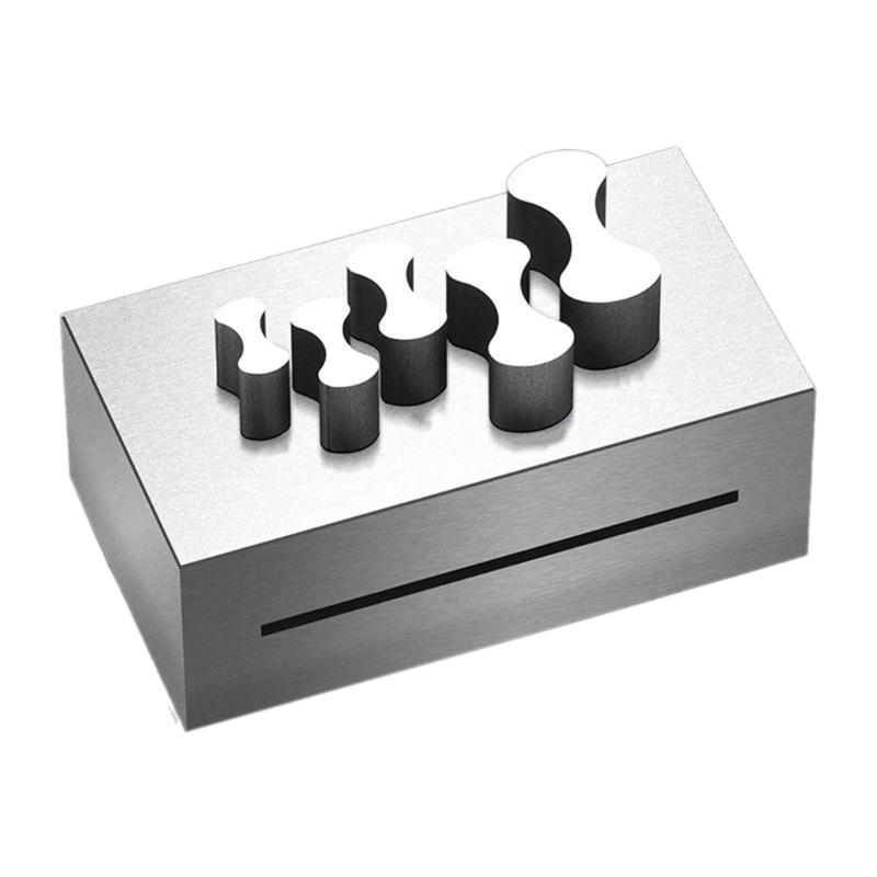 Professional Steel Mold Punch Set Jewelry Clasps Making Molds Necklace Lock Crafting Tool Steel Texture for Jewelry