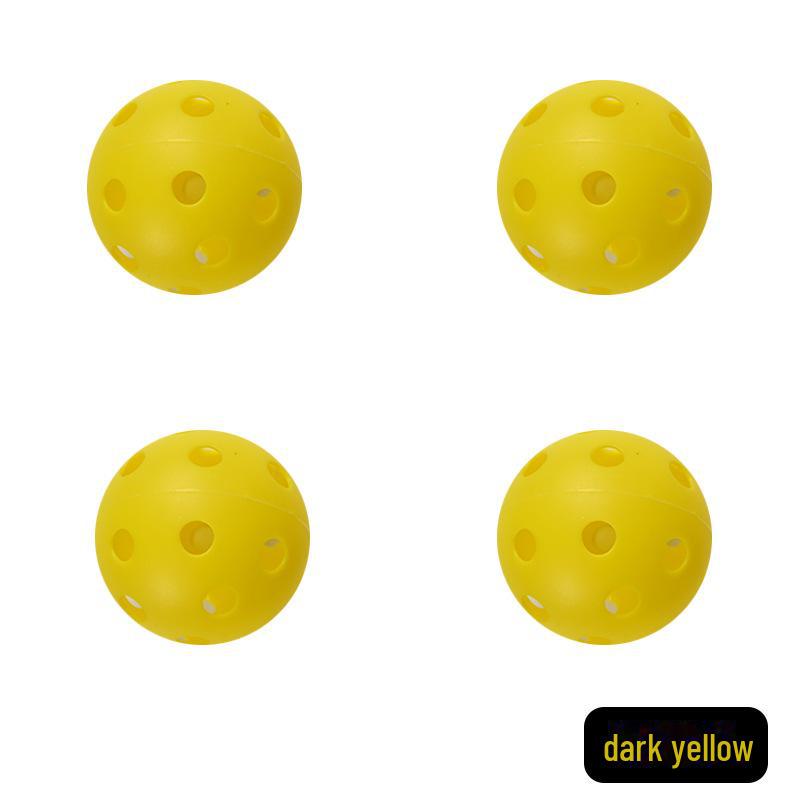Dual Use 72mm Pickleball with 26 Holes for Indoor & Outdoor Practice