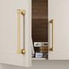 Solid Brass French Style Cabinet Pulls Vintage Kitchen Handles for Wardrobe Drawers American Classic Hardware