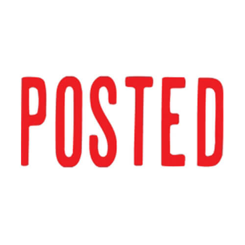 X-Stamper Selbstfärbender Nachrichtenstempel (Gepostet)