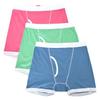 B.V.D. Men's Boxer Briefs 3-Pack, Quick-Dry Moisture-Wicking Cotton Blend Underwear, Tagless Soft Waistband Boxer Shorts