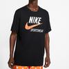 Nike Sportswear Futura Logo Print Short Sleeve T-Shirt Men Tops Black CW7072-010