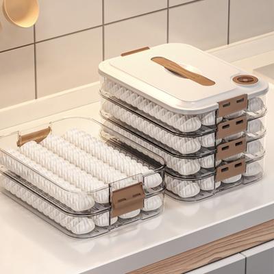 Scatola Multistrato per Conservazione Gnocchi Multistrato per Alimenti da Cucina con Funzione Sigillata di Refrigerazione per Congelamento e Conservazione Fresca
