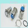12v Waterproof 19mm Car Dash Metal Momentary Engine Push Button Switch Led