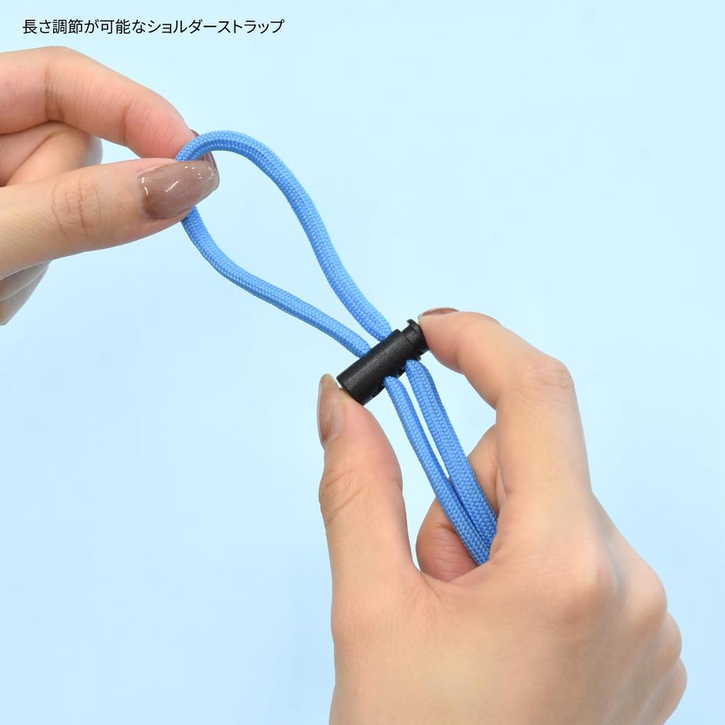 Gourmandies Chiikawa IIIpocket Clear Smartphone Pouch, Hachiware (Black and White) CK-72B