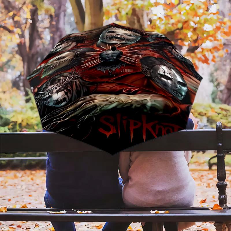 Slipknot: All Hope Gone Folding umbrella 8 paraphenoid bones durable Umbrella Sun umbrella Umbrella
