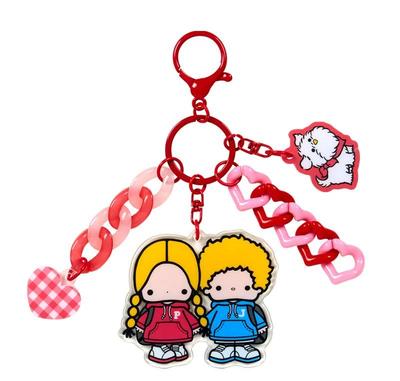 Sanrio Patty & Jimmy Keychain (Lookbook for Two) Japan NEW