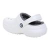 Crocs Classic Lined Kids Clogs Kids' White Gray 207010-10M