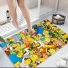 Simpsons Family Carpet Rug Soft Washable Antislip Home Living Room Sofa Mats Personalized Christmas Rug