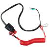 Boat Outboard Switch Engine Motor Lanyard Kill Urgent Stop Button Safety Connector Cord Compatible for Yamaha Suzuki Honda