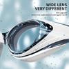 HD Anti-Fog Waterproof Swim Goggles, Comfortable & Adjustable, Clear Vision for Men Women