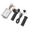 24V 800W Bike Controller With Square Screen Digital Display Throttle Grip Kit for Electric Tricycles