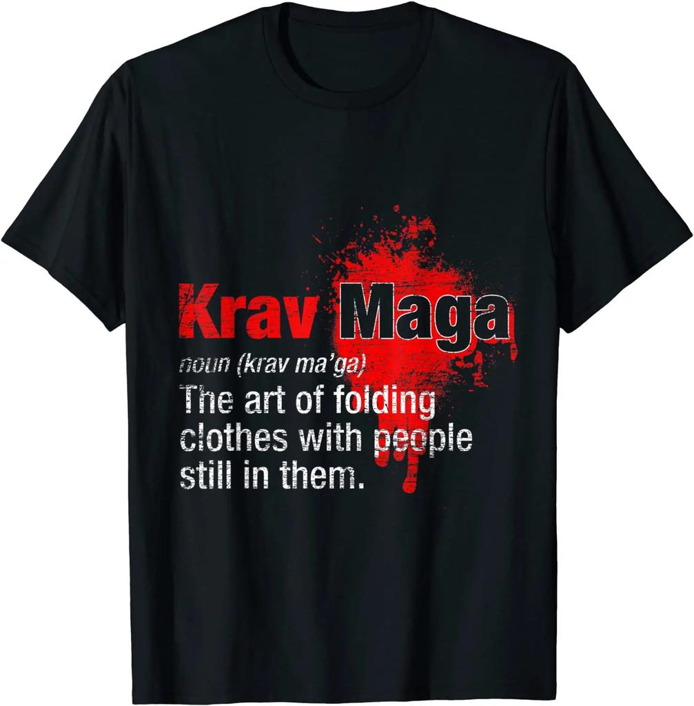Israel Self Defense Martial Art Krav Maga Combat System Tshirt High Quality Cotton Breathable Top Big Sizes Casual T Shirt