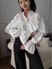 Elegant Lace Layered Floral Shirt - Women's Spring/Summer Casual Fashion