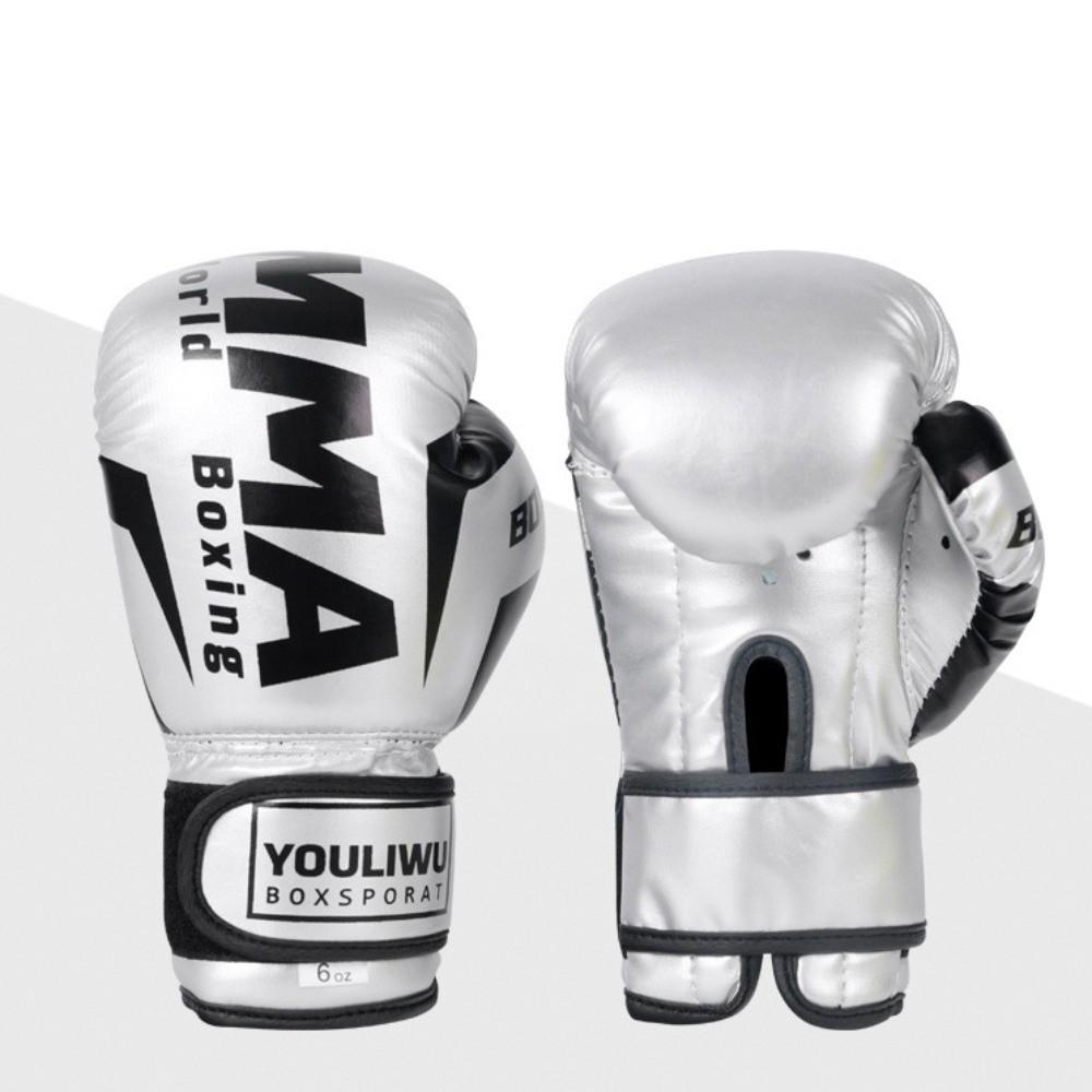 PU Leather Boxing Gloves Breathable Punching Training Gloves Protection Kickboxing Gloves  Sparring