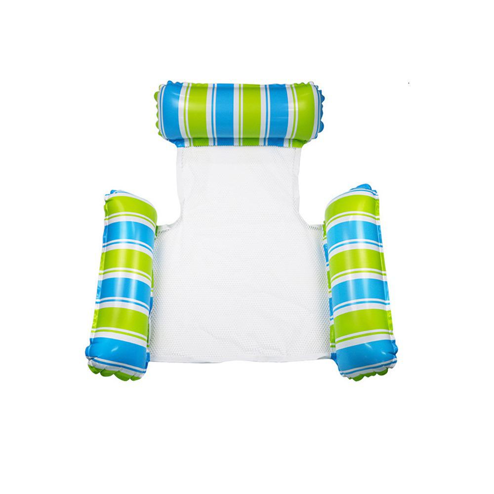 Třínosníkové nafukovací lehátko k bazénu pro dospělé - Skládací s opěradlem