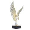 Eagle Abstract Figurine Decorative Resin Geometric   Animal Wing Sculpture Ornament for   Living Room