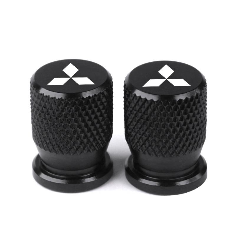 4PCS CNC Aluminum Tyre Valve Air Port Cover Cap Car Accessories For Mitsubishi Asx Lancer Outlander Pajero Ralliart