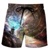 Classic Vertigo Pattern 3D Print Beach Short Pants Mens Rainbow Shorts Swim Trunks Kid Summer Board Shorts Funny  Mens Clothing