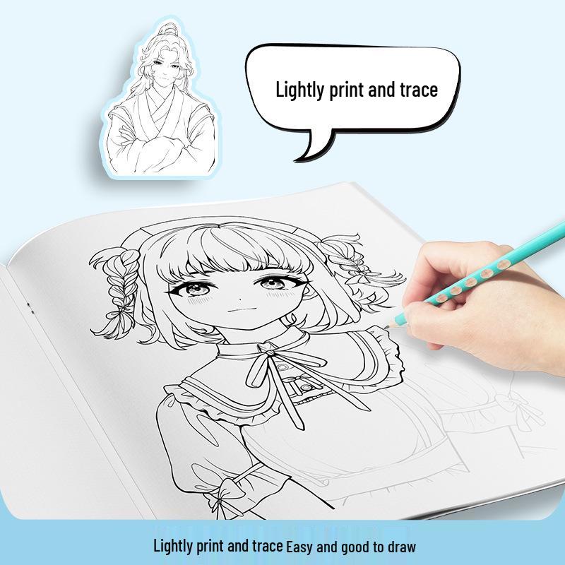 Anime Style Tracing & Sketching Book: Beginner’s Guide for Middle School Art