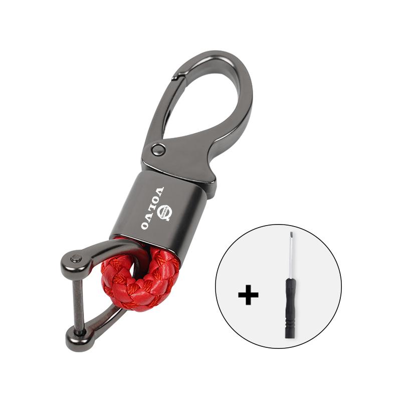 Metal Keychain Customize Car Emblem Keyring Pendant For Volvo C40 S40 V60 V40 XC90 S60 C30 XC60 V50 V70 S90 XC40 S80 T6 V90 EX90