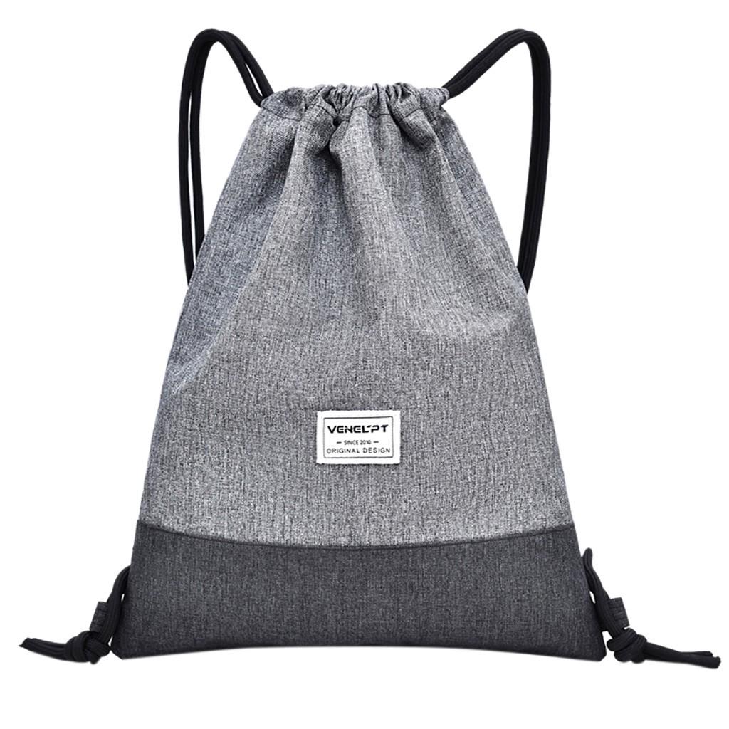 GymSack Drawstring Bag Sackpack Tiger Sport Cinch Pack Simple Bundle Pocke Backpack For Men Women