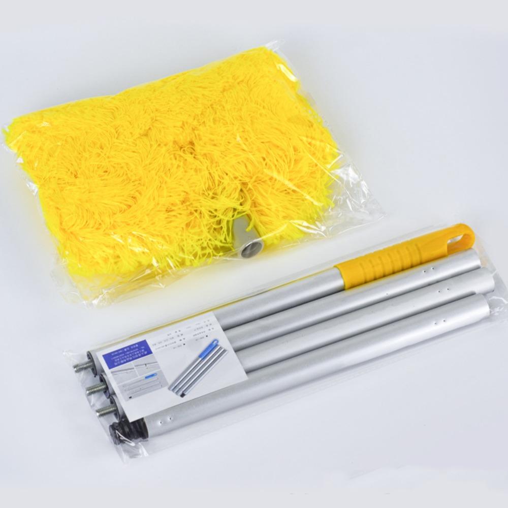 

Long Handled Ceiling Fan Duster Rings Shape Cleaner Brush Extendable Feather Duster Kitchen жёлтый