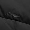 Li-Ning Water-Resistant Solid Color Stand Collar Zipper Comfortable Casual Versatile Short Winter Down Jacket Men Jacket Black AYMU097-1