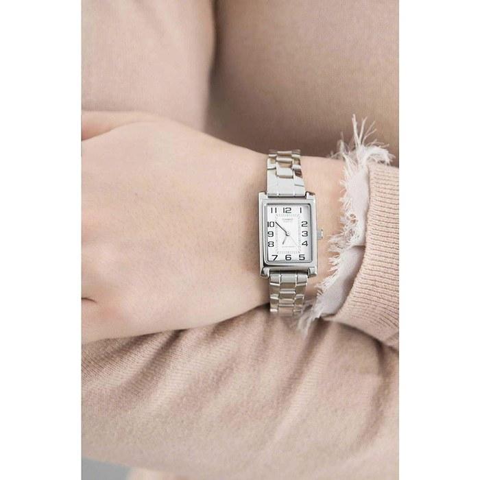 Casio LTP-1234PD-7B Women's Quartz Watch White/Silver