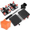 Professional Furniture Transport Lifter Tool Set 400KG Heavy Stuffs Furniture Mover Tool Mover Roller with Wheel Bar Moving Hand