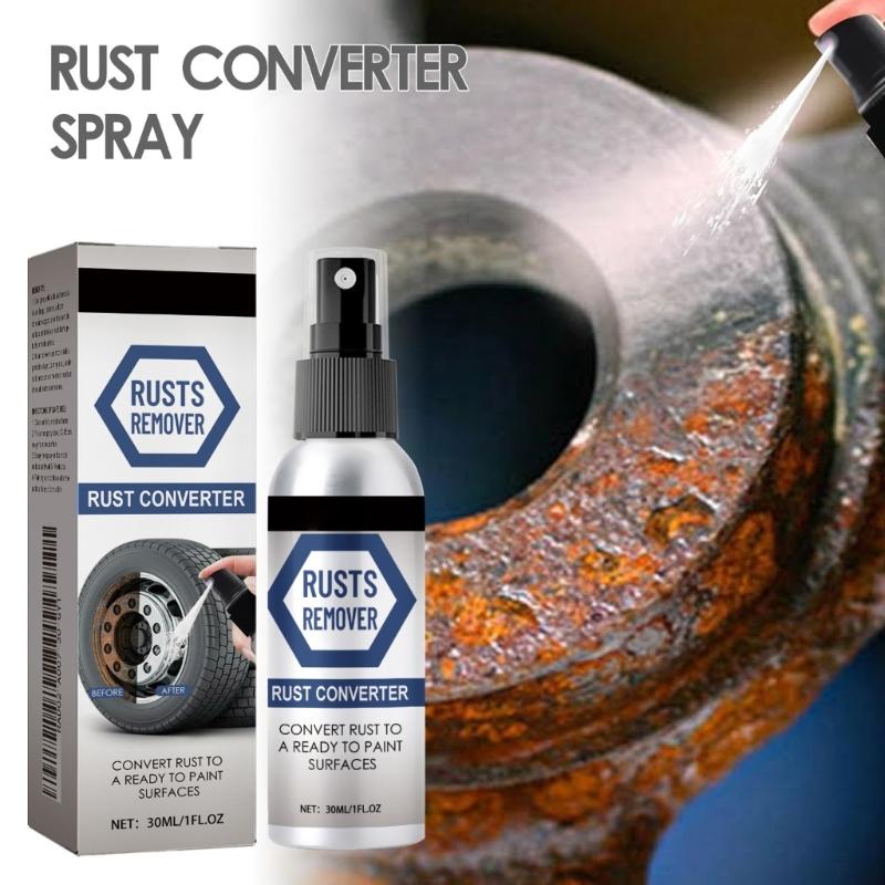 Professional Rust Dissolving Sprays with Protective Coating Automotive Wheel Motorcycle Parts Cleaner 30ml for Home