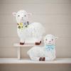 1Pair  Animal Sheep Figurine Dollhouse Mini Ornaments Statue Lamb Toys Fairy Garden Home Decor Terrarium Statues Accessories