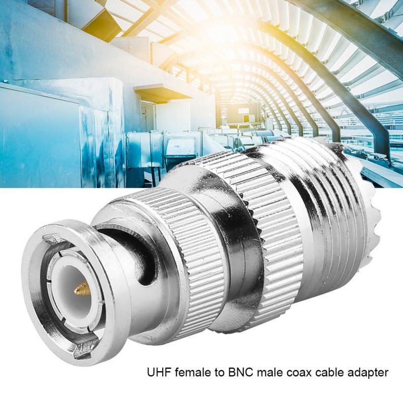 Adaptador Coaxial Bnc Macho A Uhf So239 Pl-259 Hembra Rf Bnc