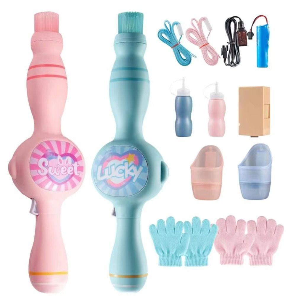 Interactive Play Bubble Machine Colorful Automatic Bubble Blower  for Party