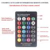1 set T10 RGB Flaşör LED Lamba T10 W5W Araba Lambaları LED Ampuller 194 168 501 Kehribar Silika Jel Park Lambaları 12V Uzaktan Kumandalı Ampuller 7