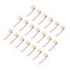 Uxcell Piezoelectric General Purpose Ceramic Ceramic for Electronic Alarms Sensors Buzzer, 20-Pack, 35mm, Buzzer, 0.43mm Thick, Buzzer, Disc, Devices,