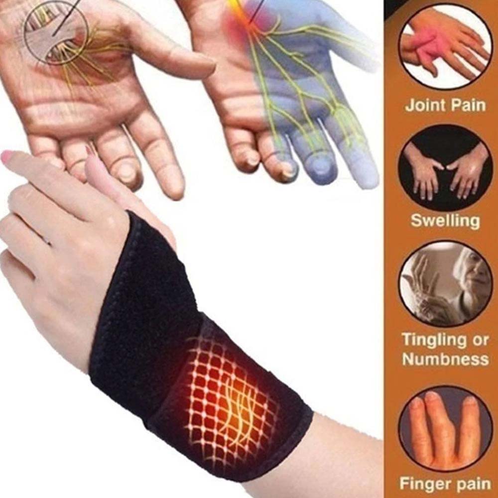 Therapy Heated Hand Warmer Wristband Carpal Tunnel Wrist Support Wrist Wraps Bandages Brace Strap