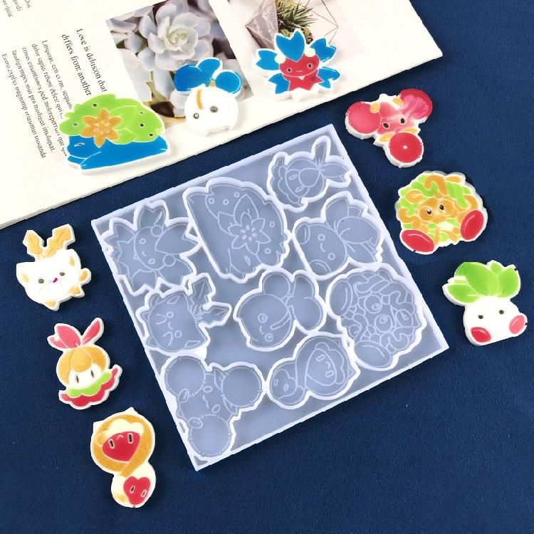 Diy Cartoon Baby Mobile Phone Back Sticker Airbag Bracket Silicone Mold
