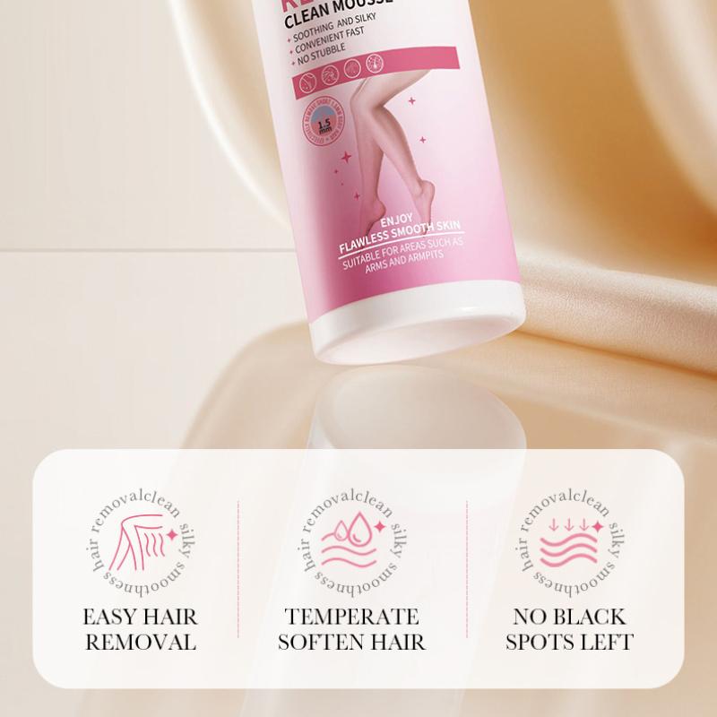 Mousse Depilatório 100gSADOER Depilação Não Irritante Sedoso Limpeza Pele Creme Depilatório