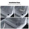 Stainless Steel Toilet Lid Hinges Set Universal Toilet Seat Fit Replacement  Toilet Lid Accessories