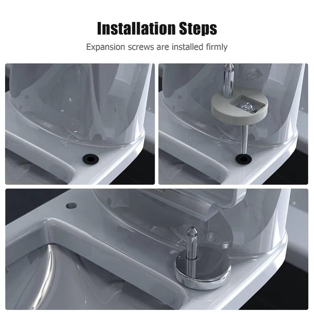 Stainless Steel Toilet Lid Hinges Set Universal Toilet Seat Fit Replacement  Toilet Lid Accessories