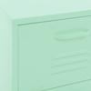 Storage Cabinet Mint Green 42.5 x 35 x 101.5 cm Steel