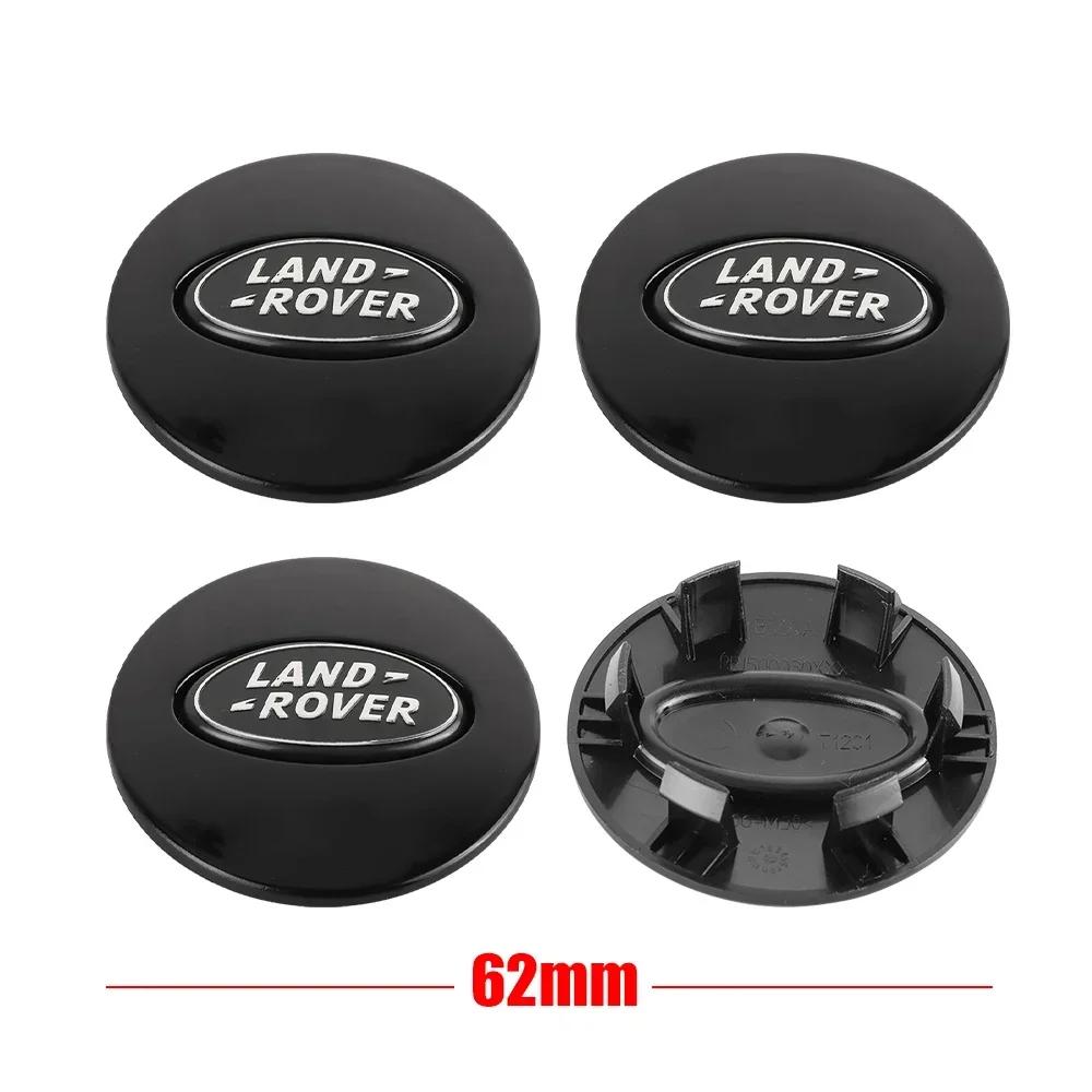 For Landrover SVR Discovery Velar L322 L405 P250 P38 Evoque Range 4PCS 62MM Car Wheel Center Cover Hub Cap Auto Accessorie