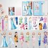 Dress Up Paper Doll Magnets Creative Princess Dolls Dress Up Paper Puzzles Set | Pretend Princess Magnetic Playset  For Girls