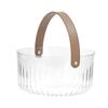 PET Ice Bucket High-value Household Portable Transparent Basket Beer Barrel Champagne Wine Fruit Storage Basket Home Accessories