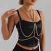 Hip-hop Street Dance Sexy Chest Chain Female Hot Girl Clavicle Chain Personality Wear Chest Body Chain