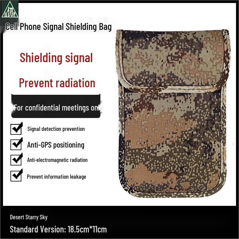 Camouflage Signal Blocking Phone Pouch